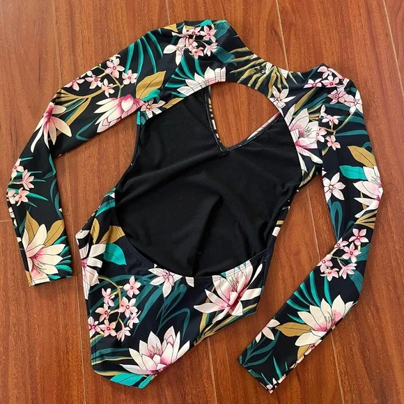 NWOT Billabong• After Sunset One Piece Surf Suit Swimsuit - Picture 7 of 14